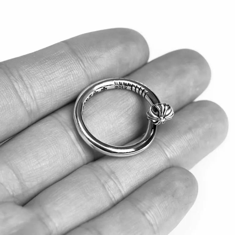 Chrome-Hearts NAIL RING – CROSSBALL -56